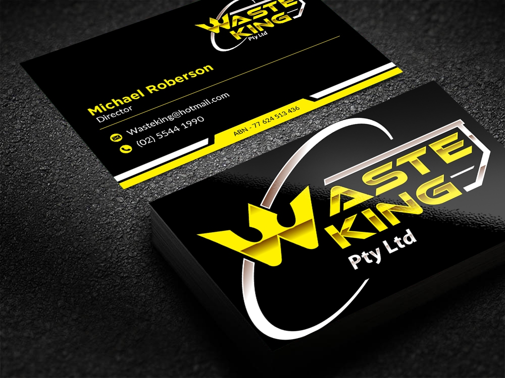 Waste King Pty Ltd logo design by mattlyn