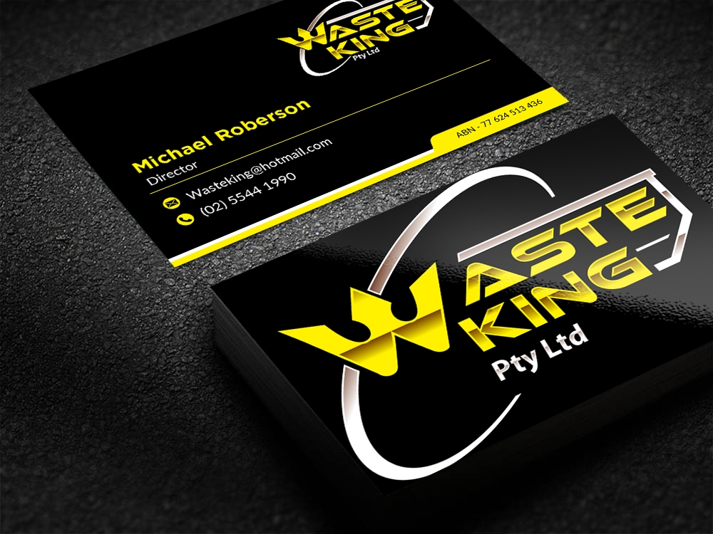 Waste King Pty Ltd logo design by mattlyn