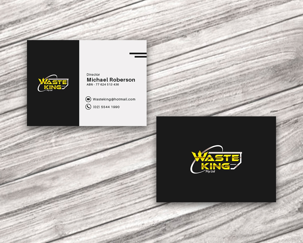 Waste King Pty Ltd logo design by budbud1