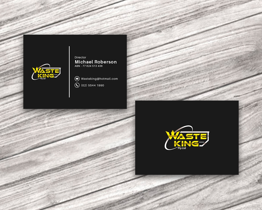 Waste King Pty Ltd logo design by budbud1