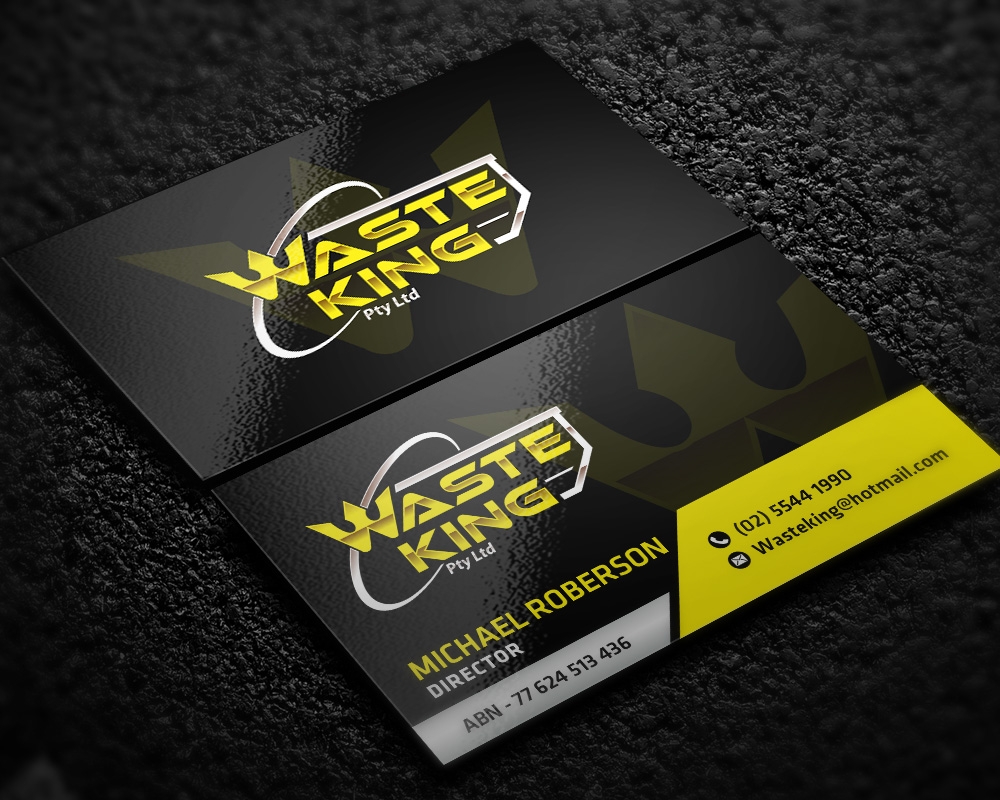 Waste King Pty Ltd logo design by scriotx