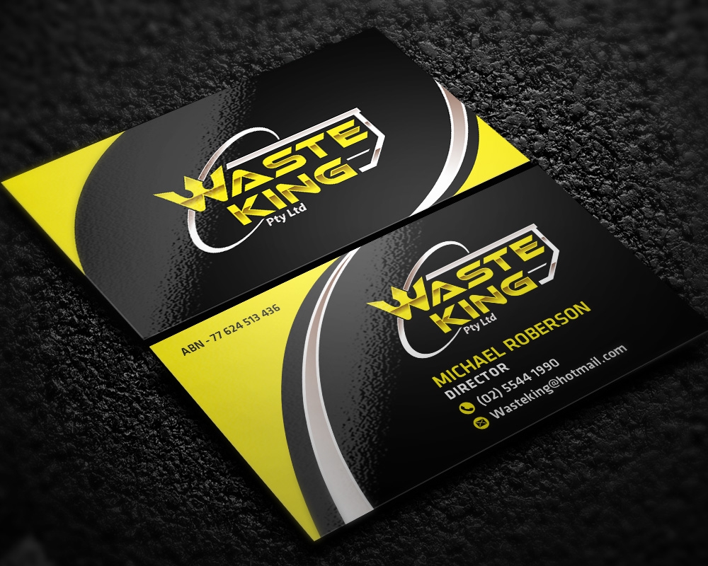 Waste King Pty Ltd logo design by scriotx