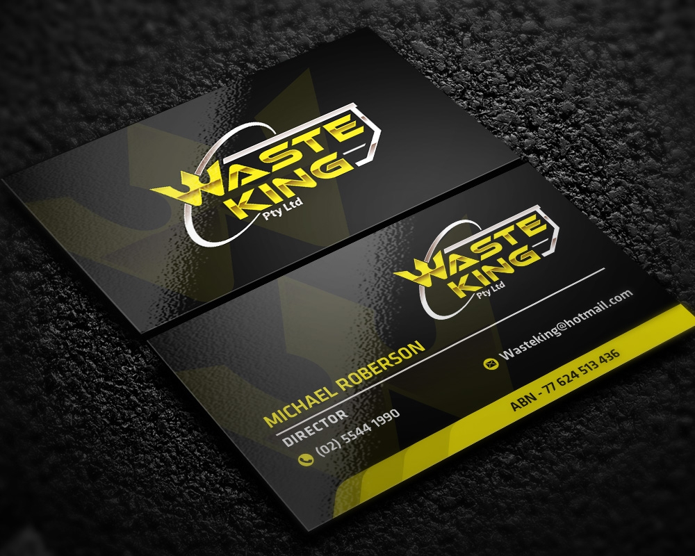 Waste King Pty Ltd logo design by scriotx