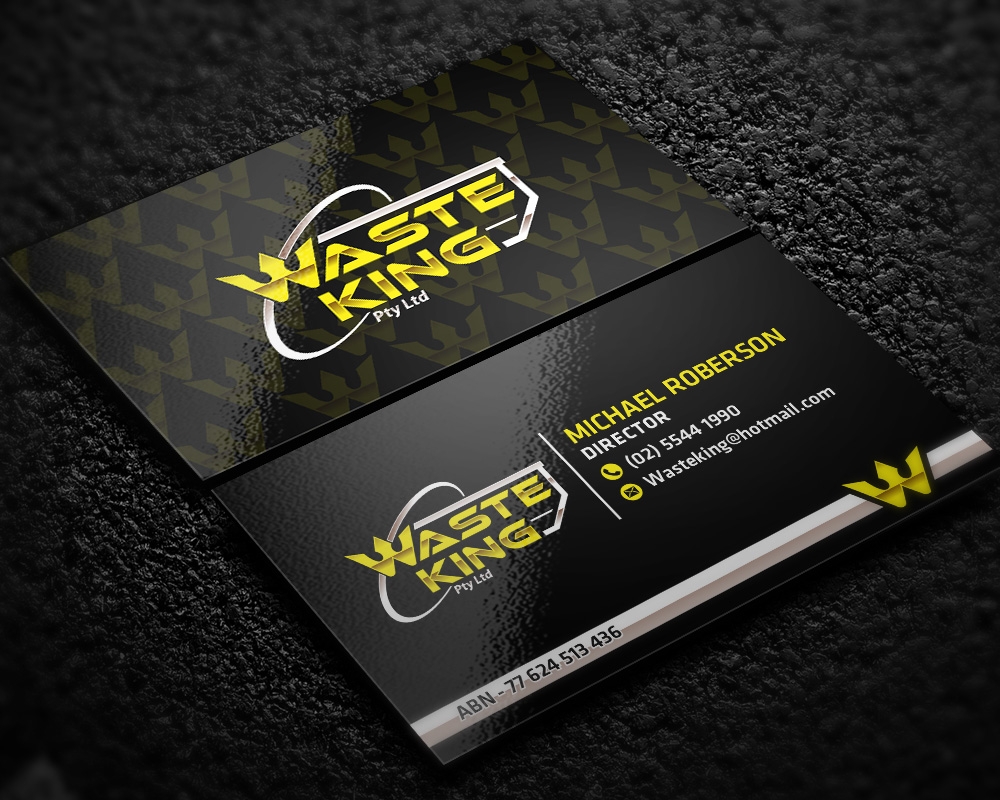 Waste King Pty Ltd logo design by scriotx