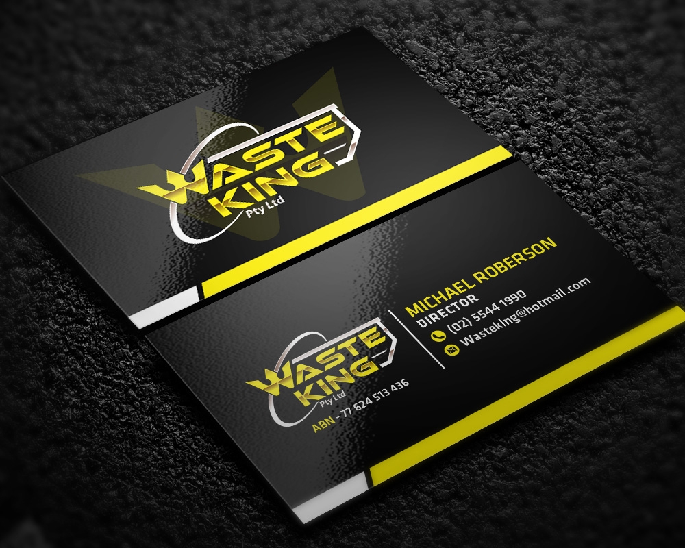 Waste King Pty Ltd logo design by scriotx