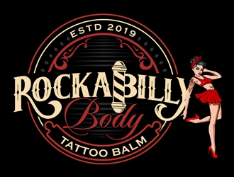 Rockabilly Body logo design by DreamLogoDesign