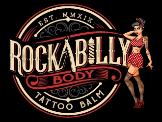 Rockabilly Body Logo Design