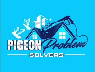 Pigeon Problem Solvers logo design by invento