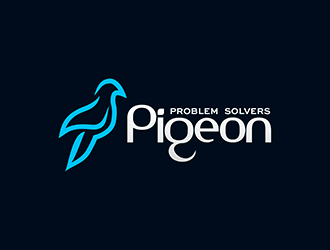 Pigeon Problem Solvers logo design by enzidesign