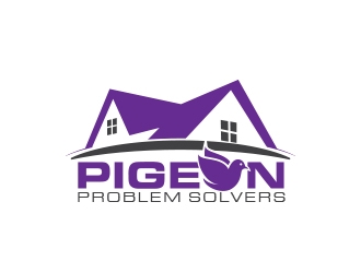 Pigeon Problem Solvers logo design by MarkindDesign