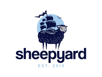 sheepyard logo design by dasigns