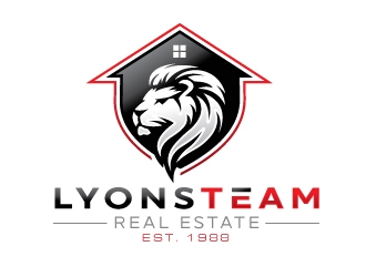 Lyons Team Real Estate logo design by REDCROW
