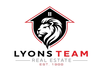 Lyons Team Real Estate logo design by REDCROW