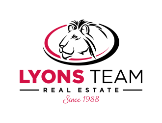 Lyons Team Real Estate logo design by ArniArts