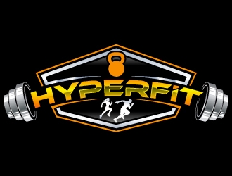 HyperFit logo design by uttam