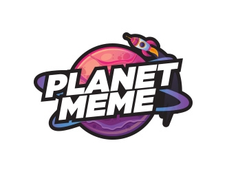 Planet Meme logo design by Manolo