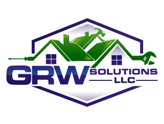 GRW Solutions, LLC logo design by Suvendu