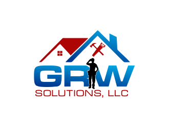 GRW Solutions, LLC logo design by ROSHTEIN
