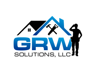 GRW Solutions, LLC logo design by ROSHTEIN