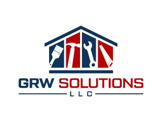 GRW Solutions, LLC logo design by akilis13