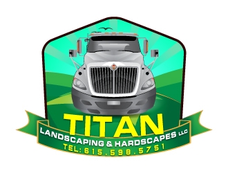 Titan Landscaping & Hardscapes LLC logo design by dshineart