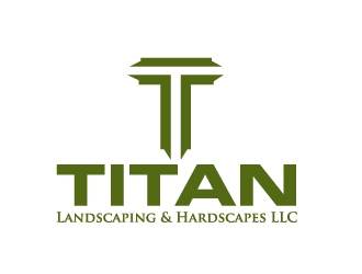 Titan Landscaping & Hardscapes LLC logo design by ElonStark