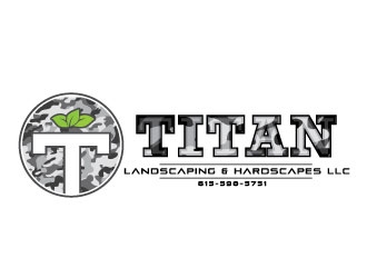 Titan Landscaping & Hardscapes LLC logo design by Conception