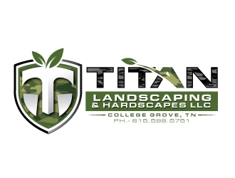 Titan Landscaping & Hardscapes LLC logo design by REDCROW