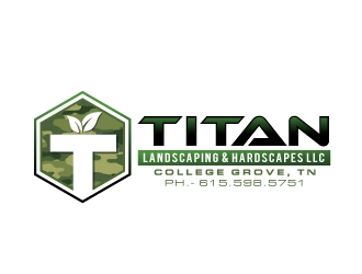 Titan Landscaping & Hardscapes LLC logo design by REDCROW