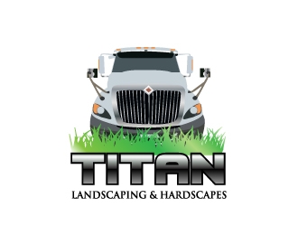 Titan Landscaping & Hardscapes LLC logo design by samuraiXcreations