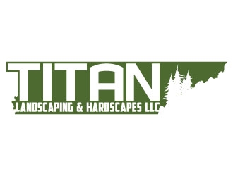 Titan Landscaping & Hardscapes LLC logo design by daywalker