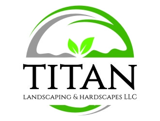 Titan Landscaping & Hardscapes LLC logo design by jetzu