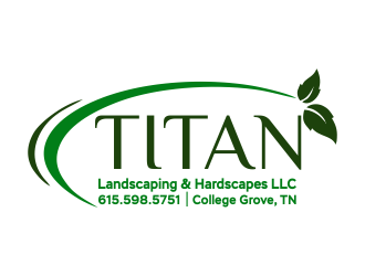 Titan Landscaping & Hardscapes LLC logo design by ROSHTEIN