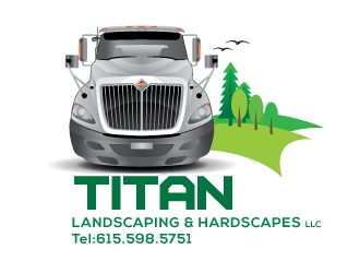 Titan Landscaping & Hardscapes LLC logo design by dshineart