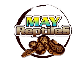 MAY Reptiles logo design by DreamLogoDesign