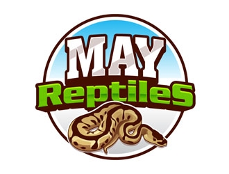 MAY Reptiles logo design by DreamLogoDesign