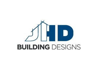 JHD Building Designs  logo design by sakarep