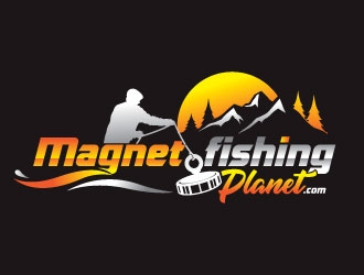 MagnetFishingPlanet.com logo design by invento