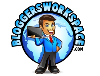 BloggersWorkSpace.com logo design by uttam