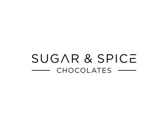 Sugar & Spice Chocolates  logo design by haidar