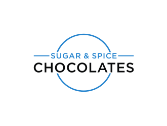 Sugar & Spice Chocolates  logo design by mbamboex