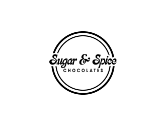 Sugar & Spice Chocolates  logo design by oke2angconcept