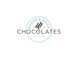 Sugar & Spice Chocolates  logo design by haidar