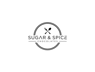 Sugar & Spice Chocolates  logo design by ndaru