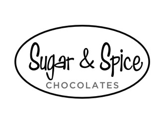 Sugar & Spice Chocolates  logo design by dibyo