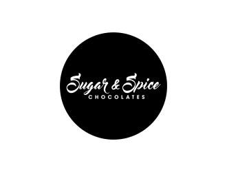 Sugar & Spice Chocolates  logo design by oke2angconcept