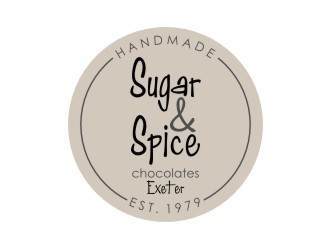 Sugar & Spice Chocolates  logo design by dibyo