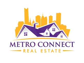 Metro Connect Real Estate logo design by akilis13