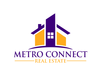 Metro Connect Real Estate logo design by ROSHTEIN