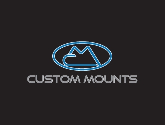 Custom Mounts logo design by twomindz
